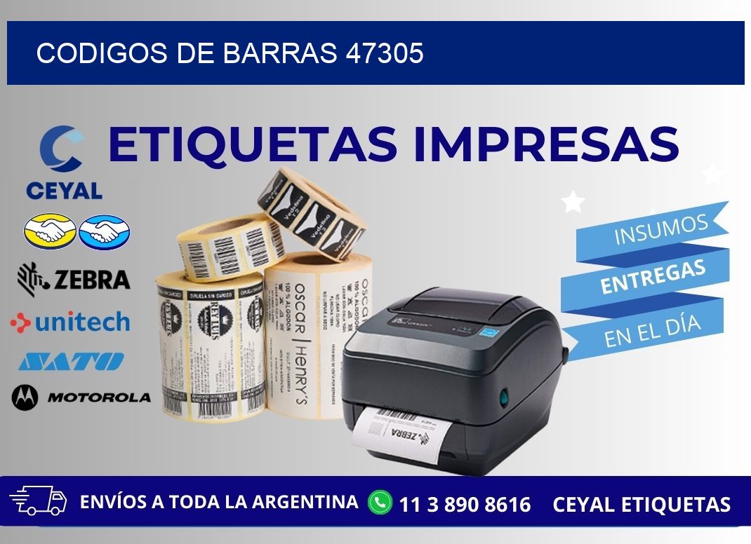 CODIGOS DE BARRAS 47305