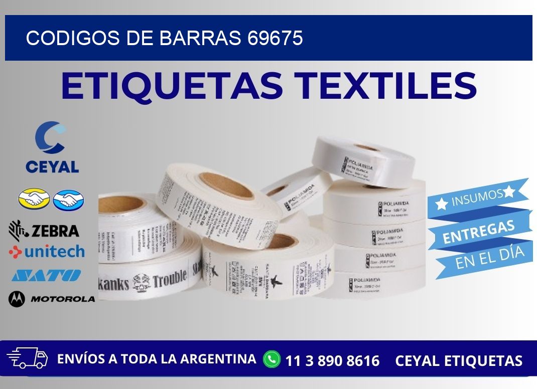 CODIGOS DE BARRAS 69675