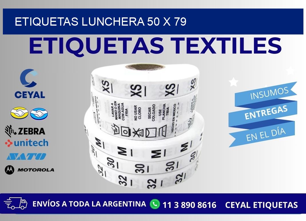 ETIQUETAS LUNCHERA 50 x 79