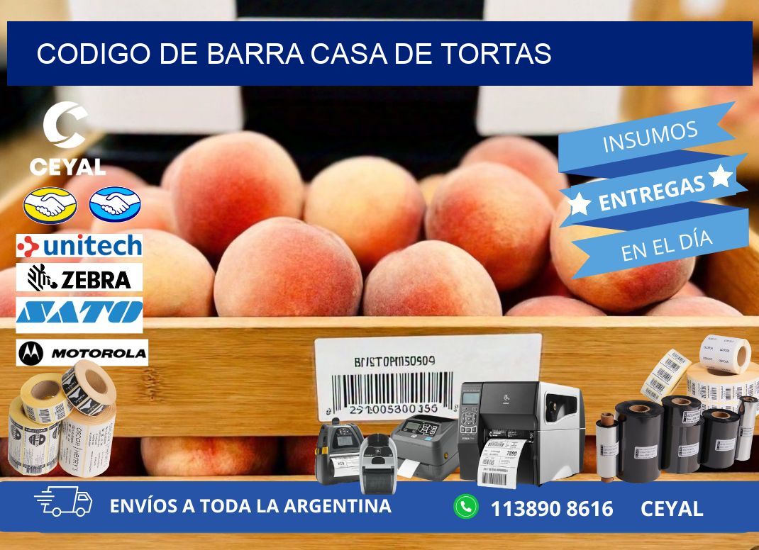 codigo de barra CASA DE TORTAS