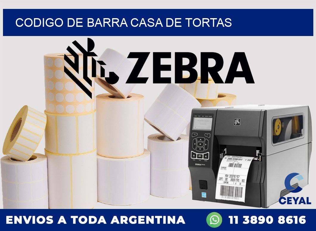 codigo de barra CASA DE TORTAS