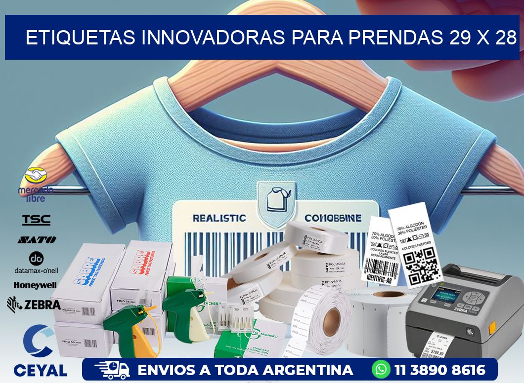 ETIQUETAS INNOVADORAS PARA PRENDAS 29 x 28