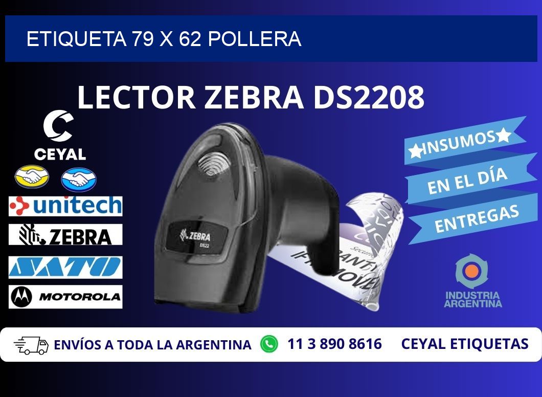 Etiqueta 79 x 62 pollera