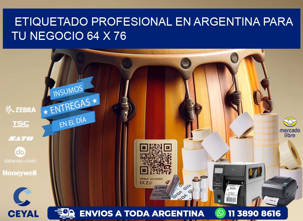 Etiquetado Profesional en Argentina para tu Negocio 64 x 76