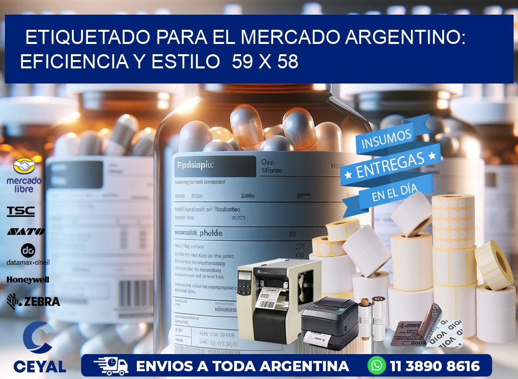 Etiquetado para el Mercado Argentino: Eficiencia y Estilo  59 x 58