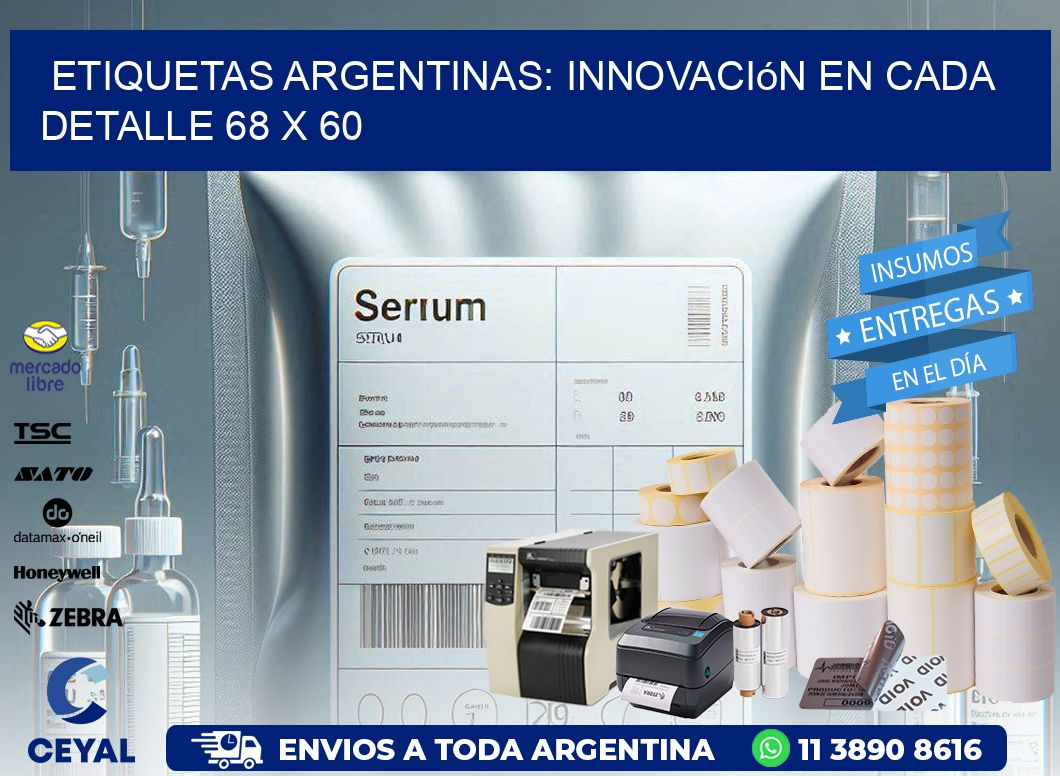 Etiquetas Argentinas: Innovación en Cada Detalle 68 x 60