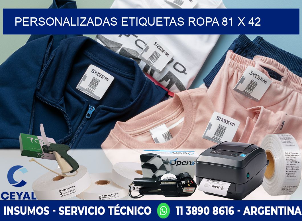 PERSONALIZADAS ETIQUETAS ROPA 81 x 42
