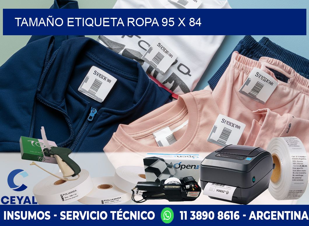 TAMAÑO ETIQUETA ROPA 95 x 84