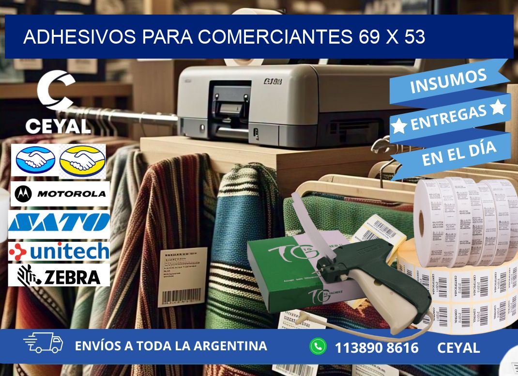 ADHESIVOS PARA COMERCIANTES 69 x 53