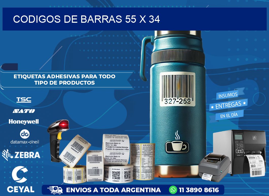 CODIGOS DE BARRAS 55 x 34