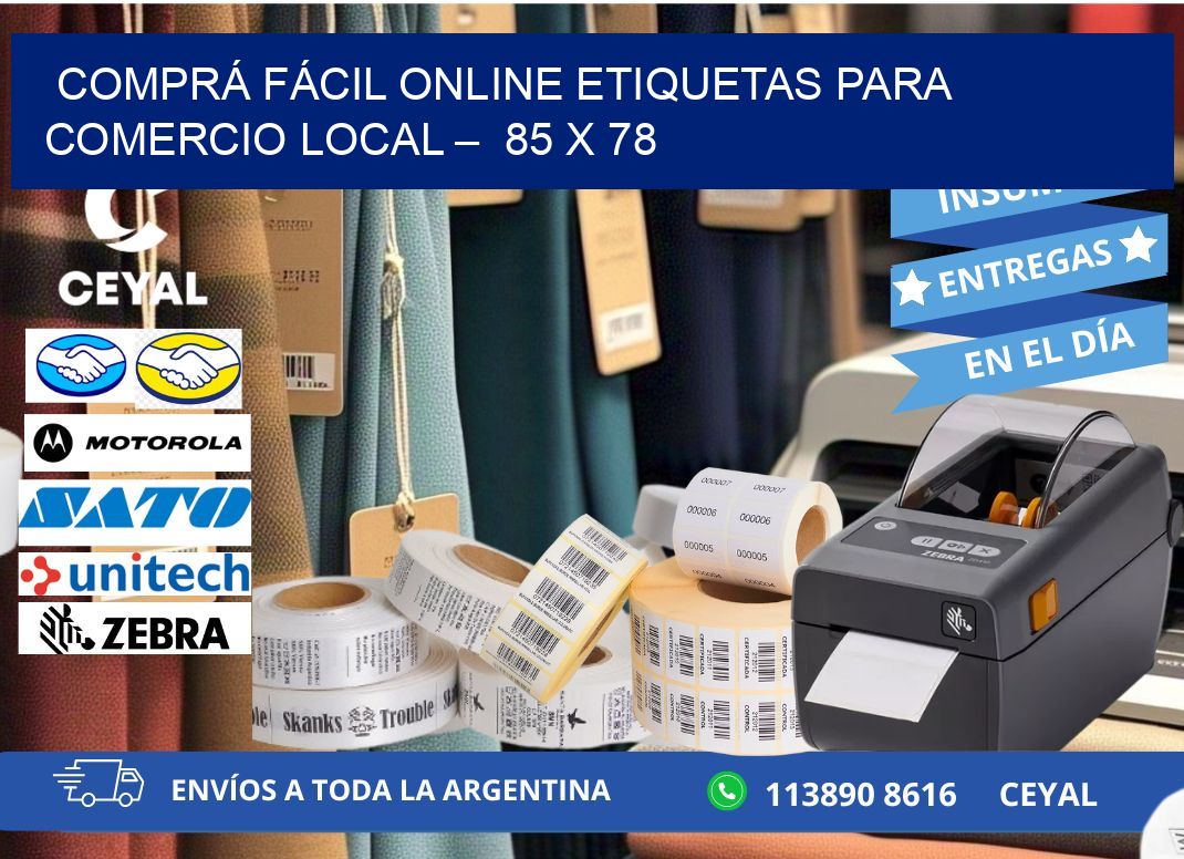 COMPRÁ FÁCIL ONLINE ETIQUETAS PARA COMERCIO LOCAL –  85 x 78