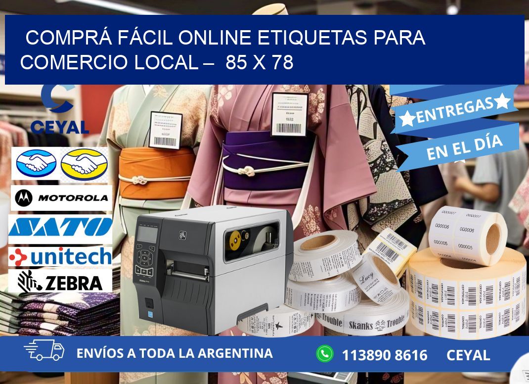 COMPRÁ FÁCIL ONLINE ETIQUETAS PARA COMERCIO LOCAL –  85 x 78