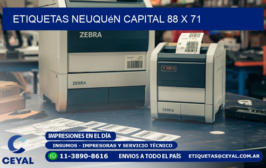 Etiquetas Neuquén Capital 88 x 71