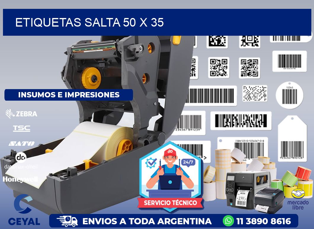 Etiquetas Salta 50 x 35