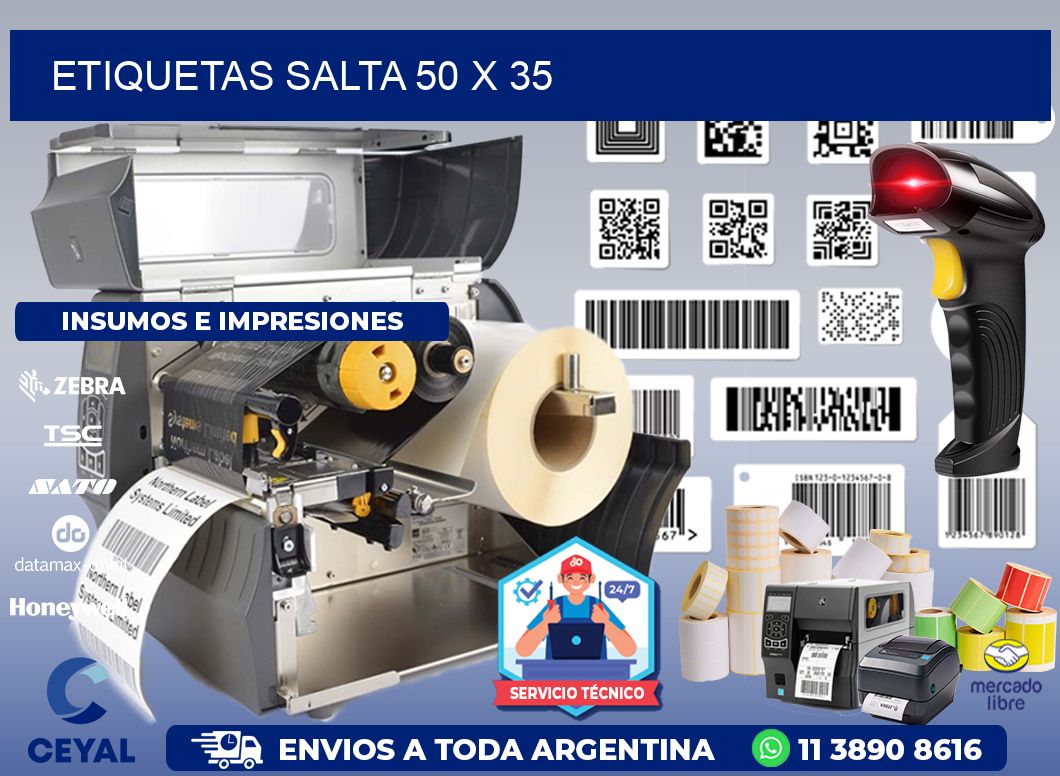 Etiquetas Salta 50 x 35