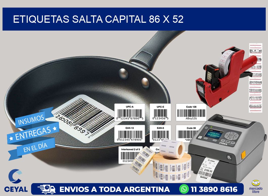 Etiquetas Salta Capital 86 x 52