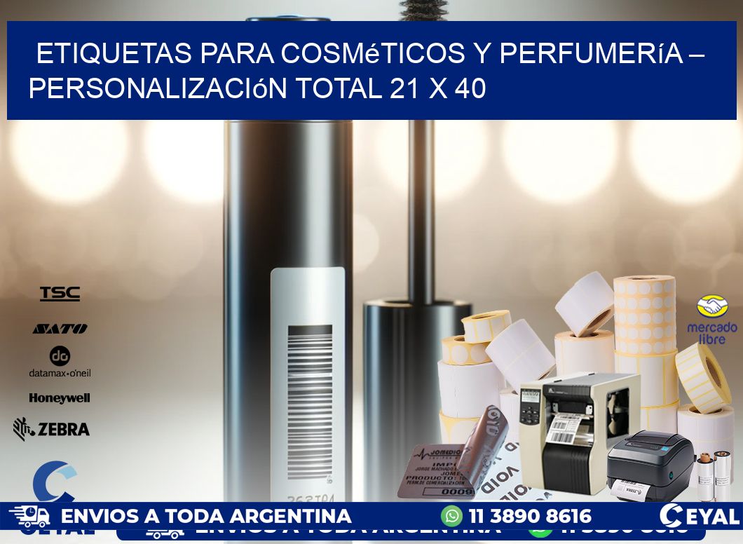 Etiquetas para Cosméticos y Perfumería – Personalización Total 21 x 40