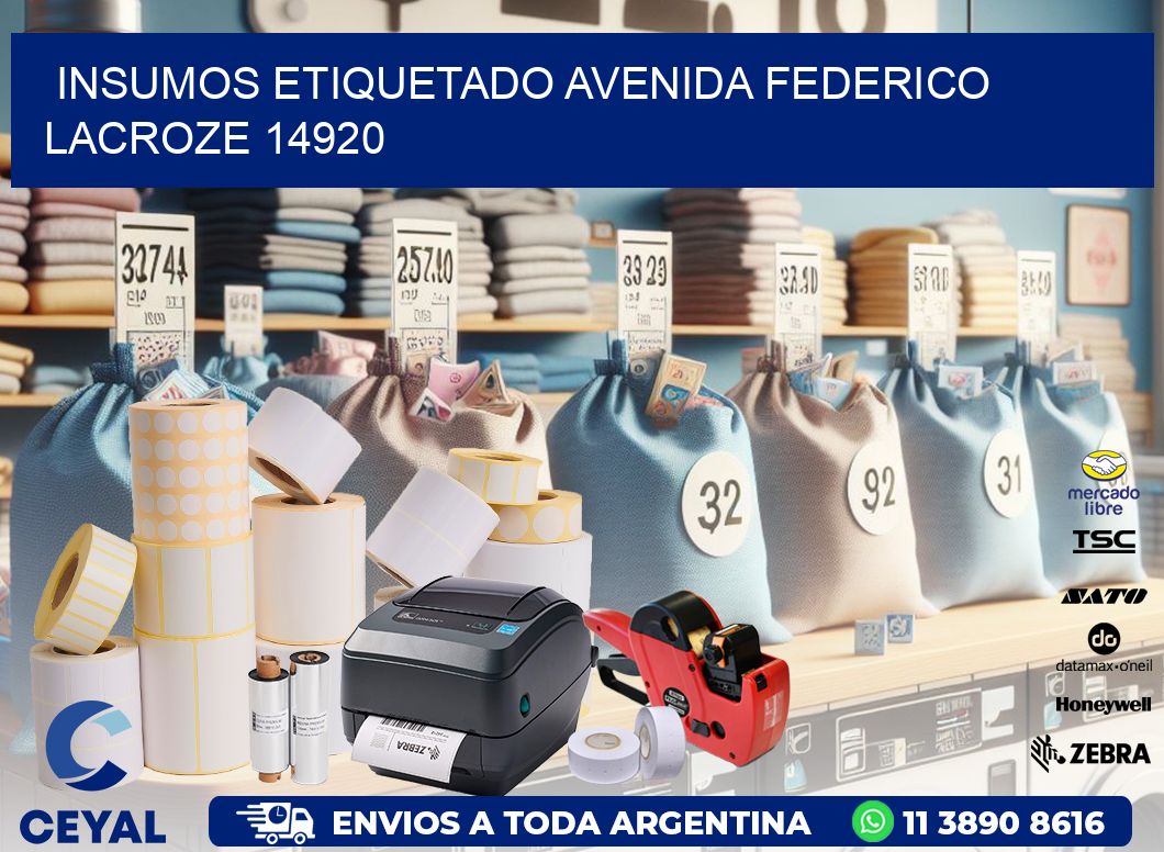 INSUMOS ETIQUETADO Avenida Federico Lacroze 14920