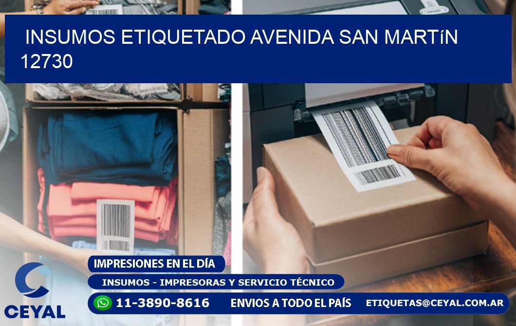 INSUMOS ETIQUETADO Avenida San Martín 12730