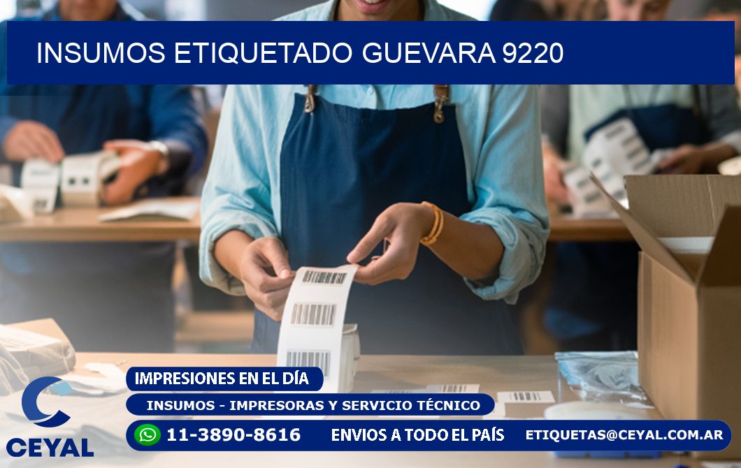 INSUMOS ETIQUETADO Guevara 9220