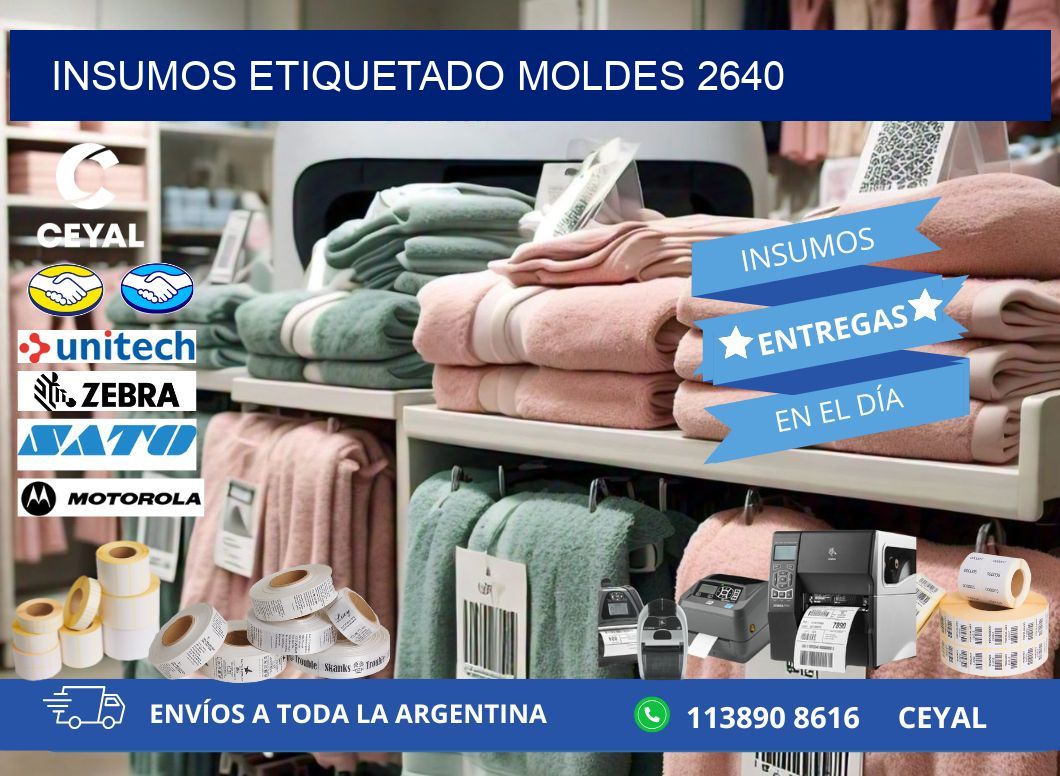 INSUMOS ETIQUETADO Moldes 2640