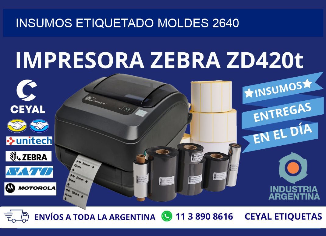 INSUMOS ETIQUETADO Moldes 2640