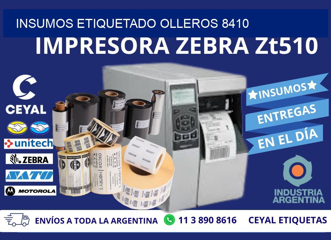 INSUMOS ETIQUETADO Olleros 8410