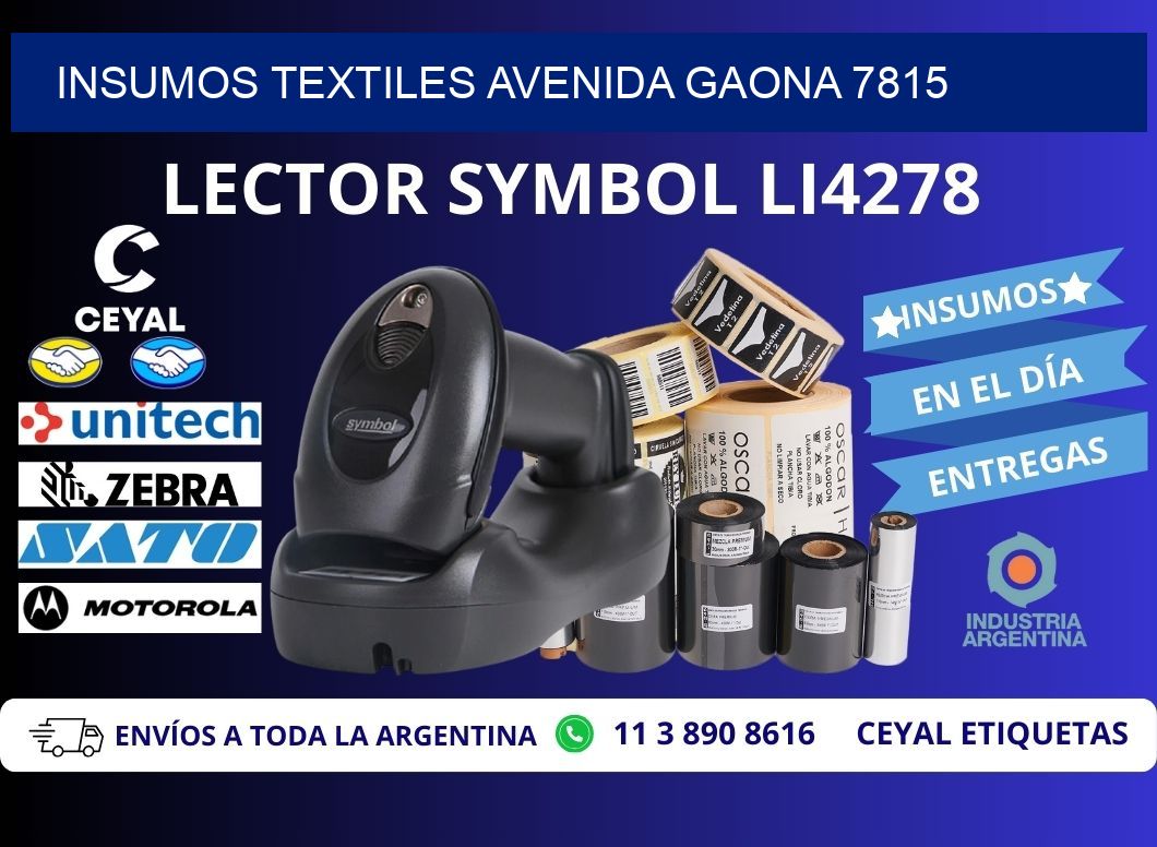 INSUMOS TEXTILES AVENIDA GAONA 7815