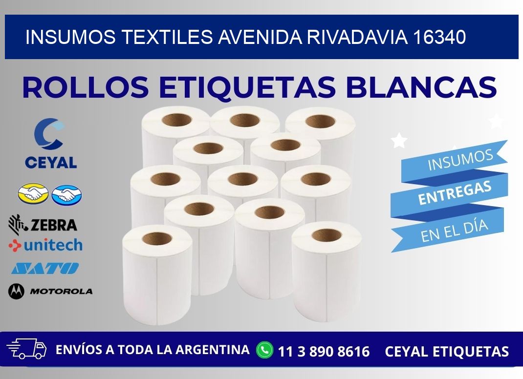 INSUMOS TEXTILES AVENIDA RIVADAVIA 16340