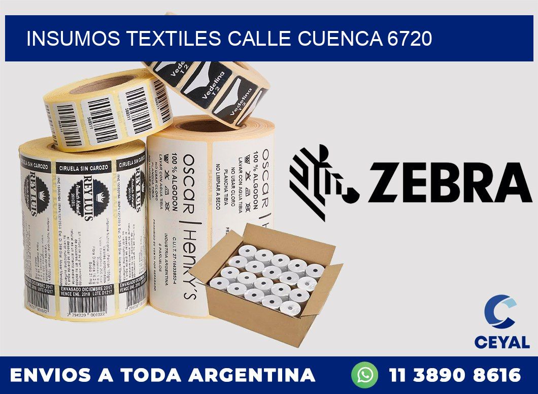 INSUMOS TEXTILES CALLE CUENCA 6720