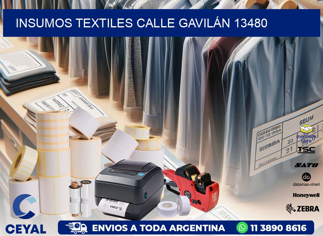 INSUMOS TEXTILES CALLE GAVILÁN 13480