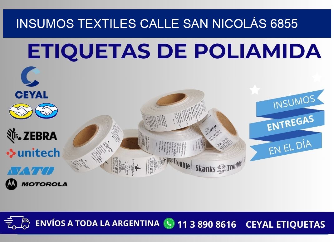 INSUMOS TEXTILES CALLE SAN NICOLÁS 6855