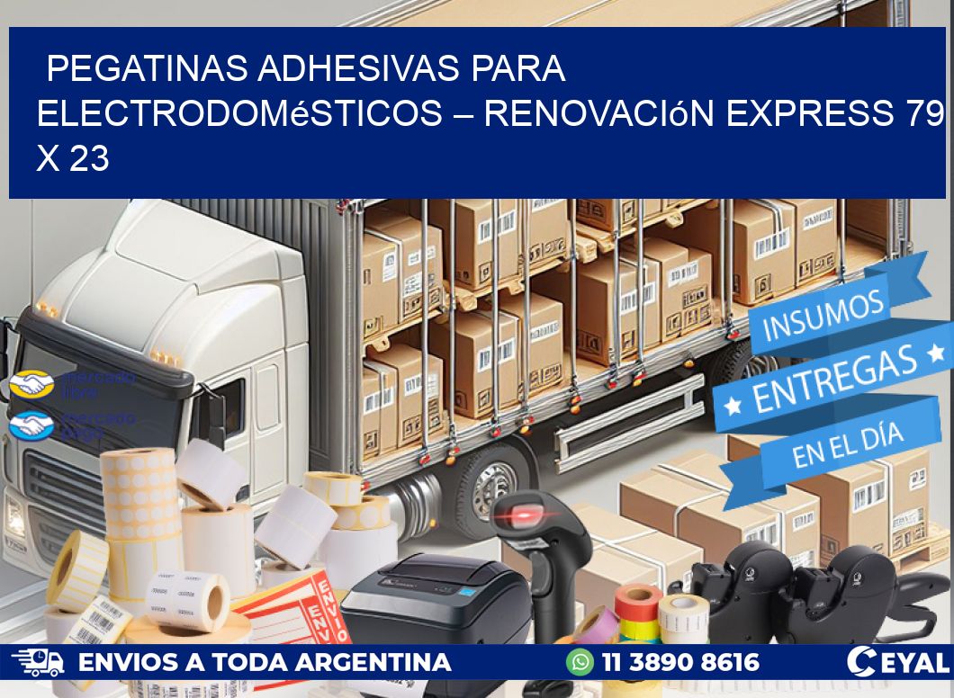 Pegatinas Adhesivas para Electrodomésticos – Renovación Express 79 x 23