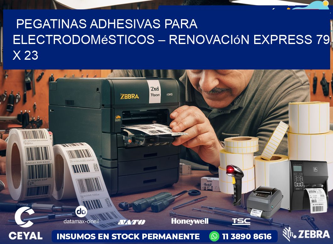 Pegatinas Adhesivas para Electrodomésticos – Renovación Express 79 x 23