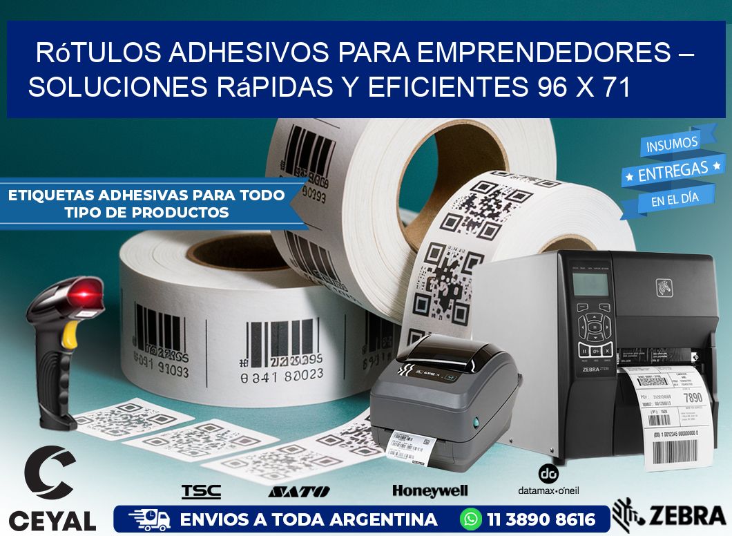 Rótulos Adhesivos para Emprendedores – Soluciones Rápidas y Eficientes 96 x 71