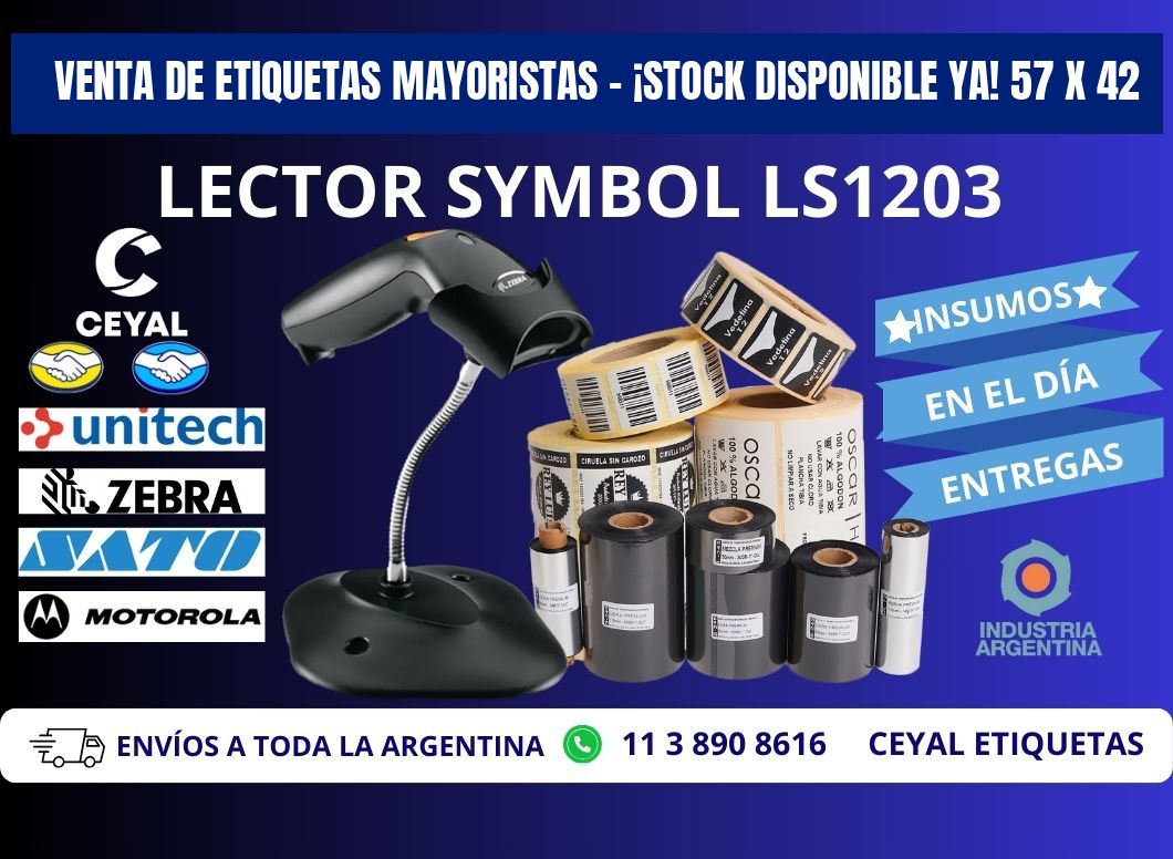 VENTA DE ETIQUETAS MAYORISTAS – ¡STOCK DISPONIBLE YA! 57 x 42
