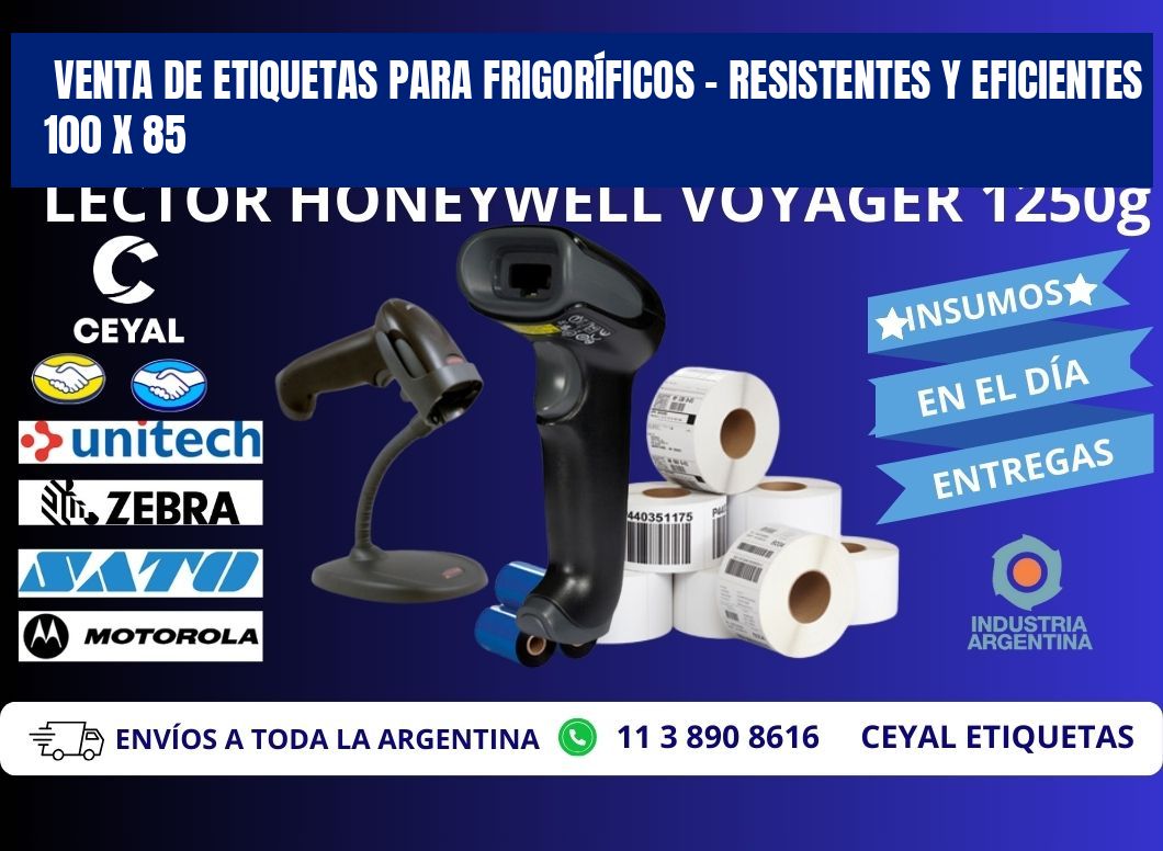 VENTA DE ETIQUETAS PARA FRIGORÍFICOS – RESISTENTES Y EFICIENTES 100 x 85