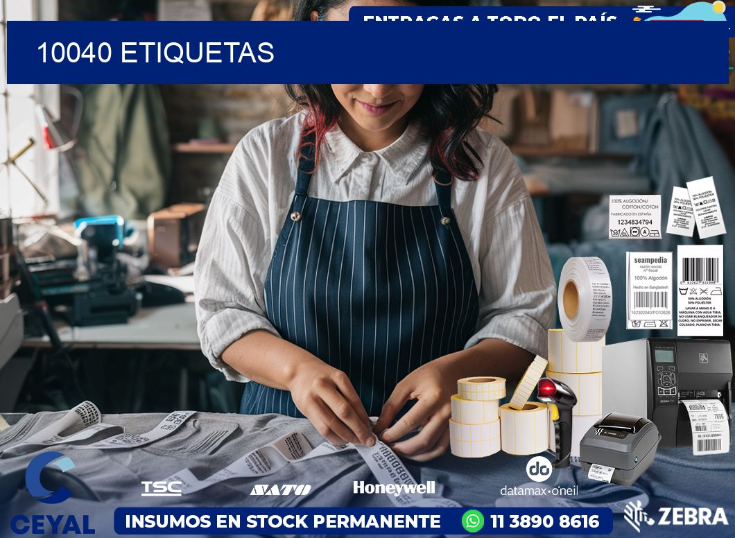 10040 ETIQUETAS