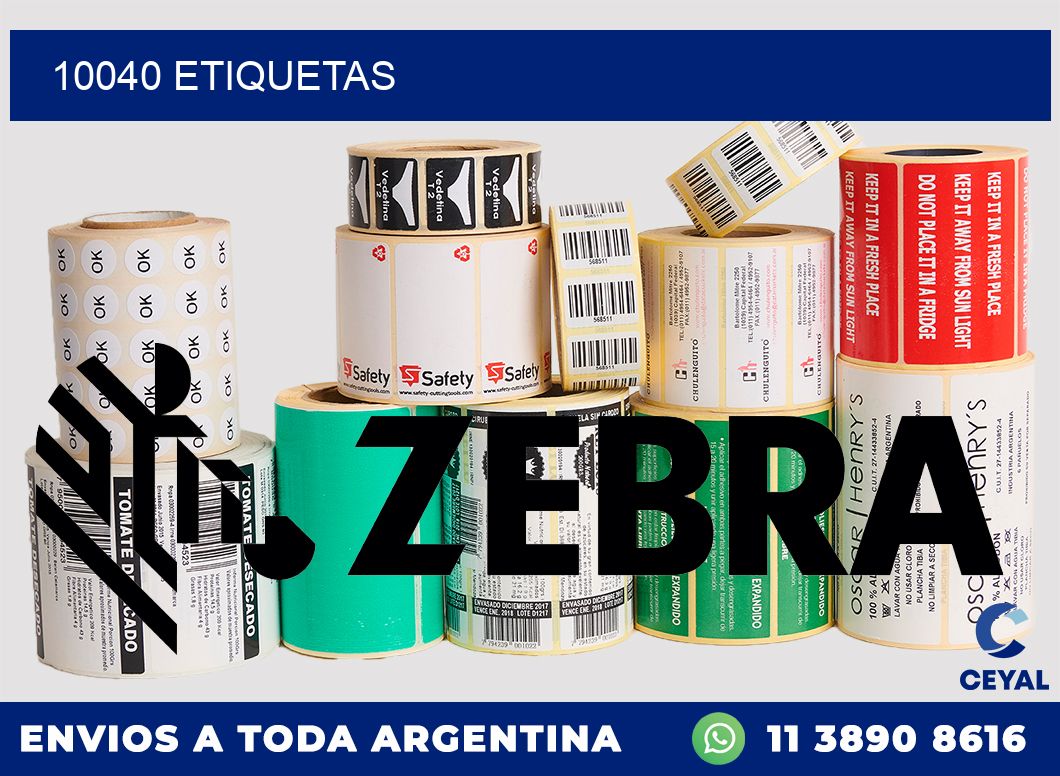 10040 ETIQUETAS