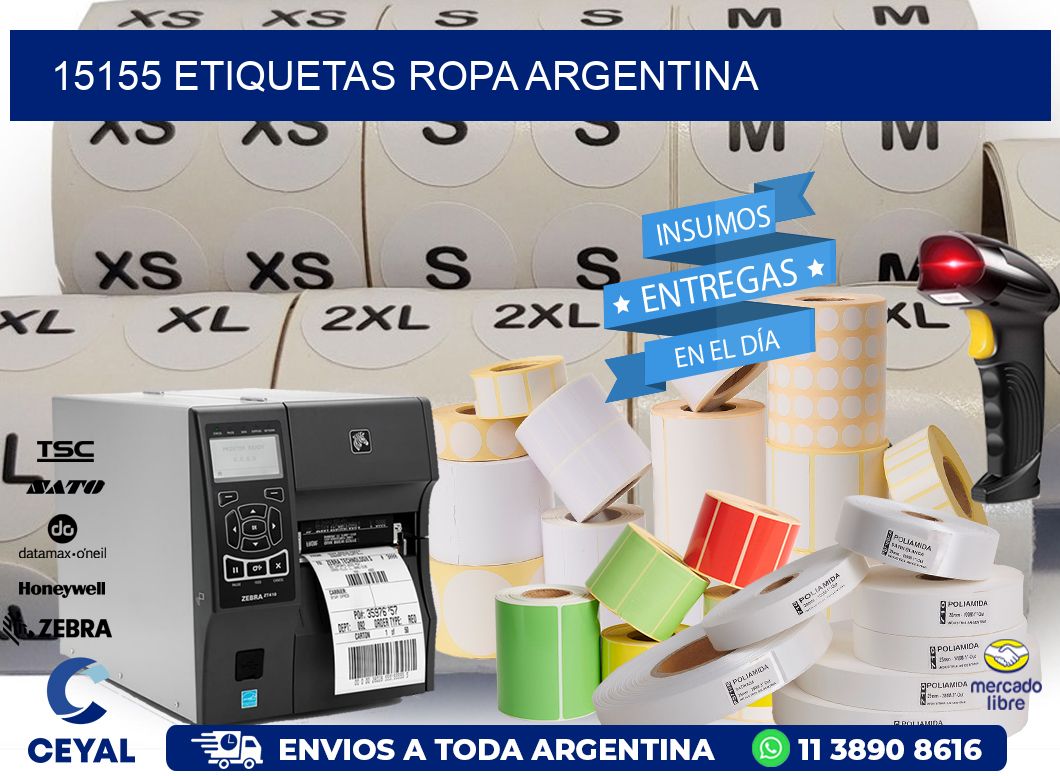 15155 ETIQUETAS ROPA ARGENTINA