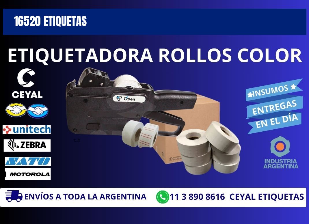 16520 ETIQUETAS