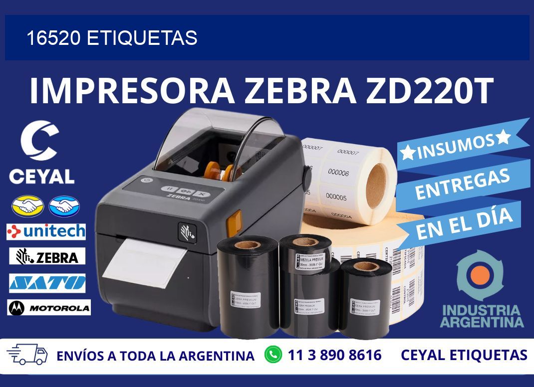 16520 ETIQUETAS