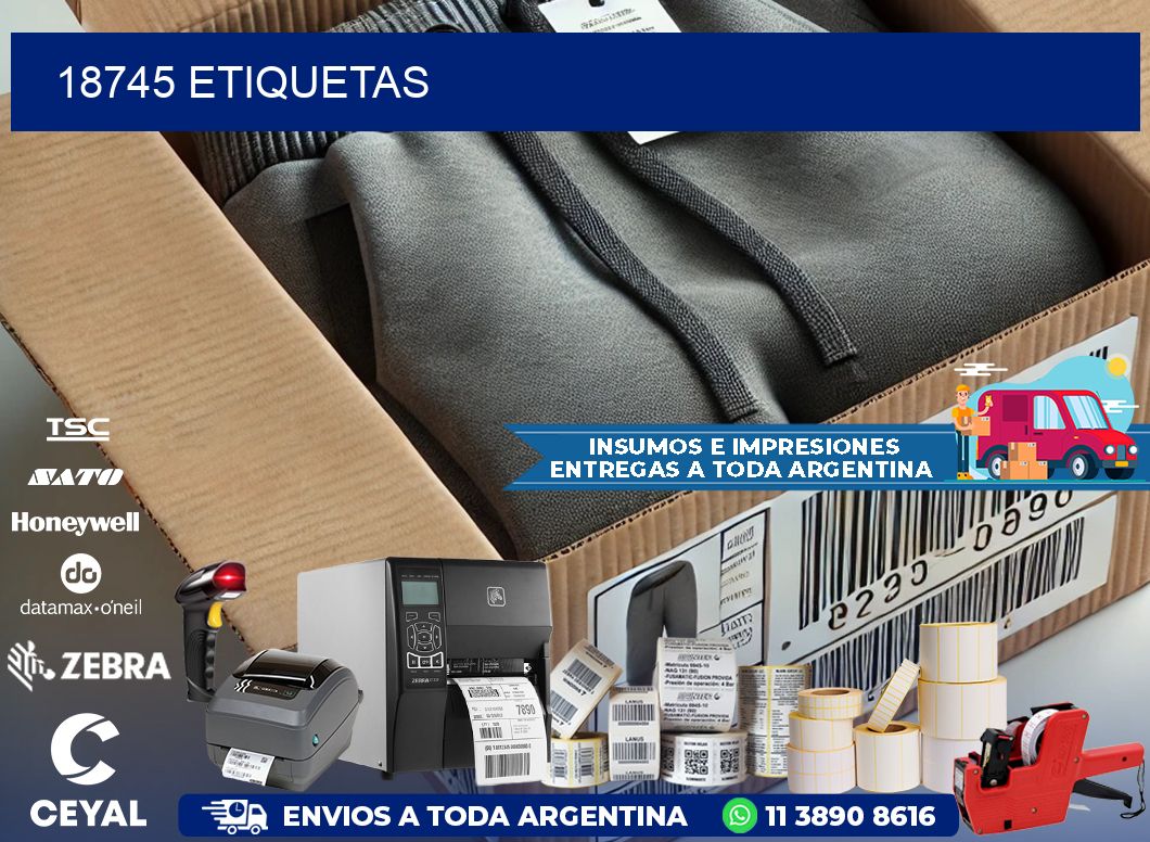 18745 ETIQUETAS