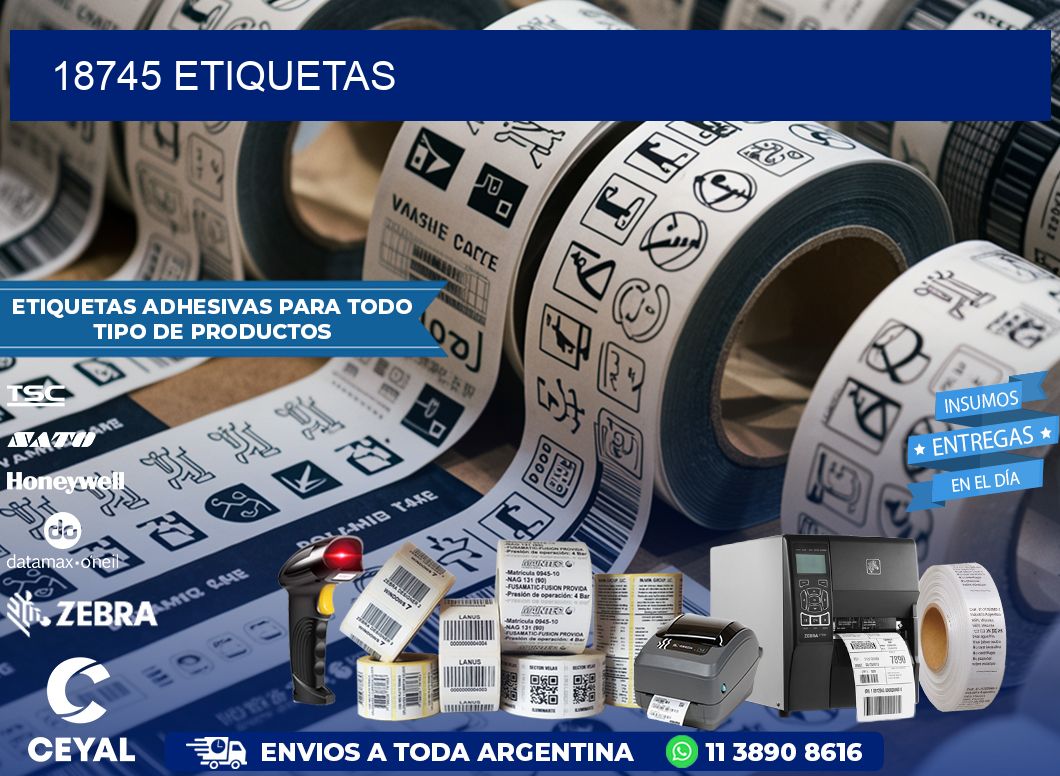 18745 ETIQUETAS