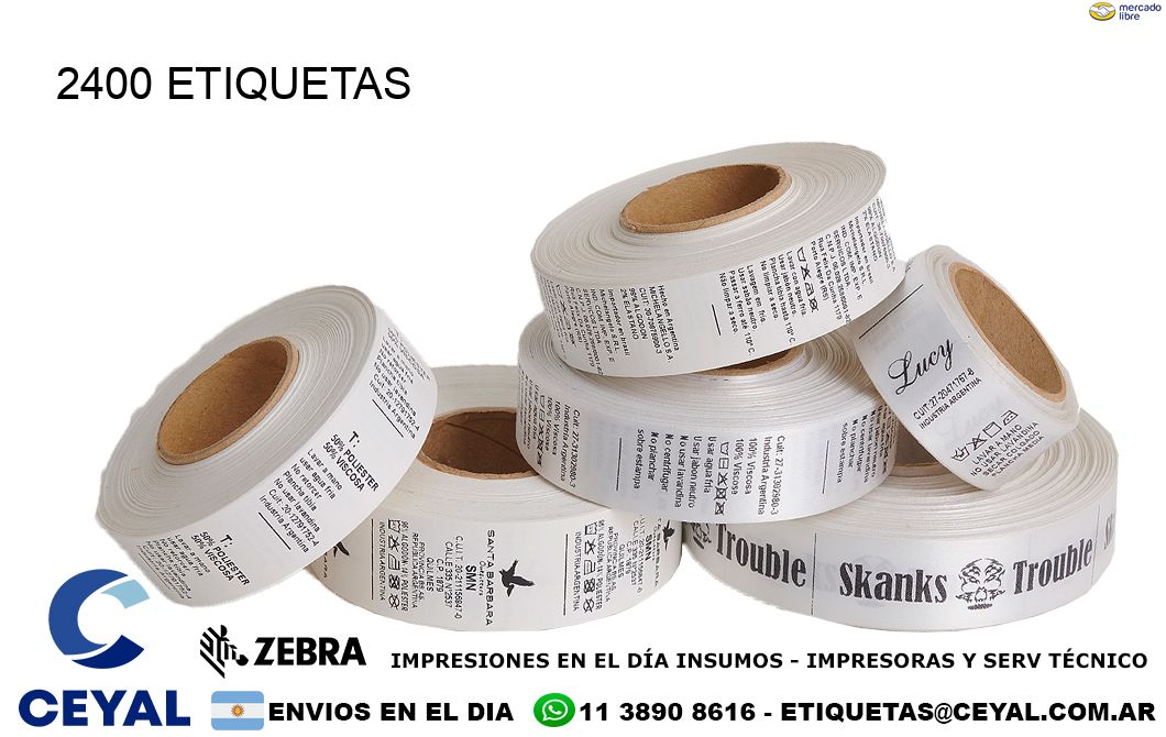 2400 ETIQUETAS