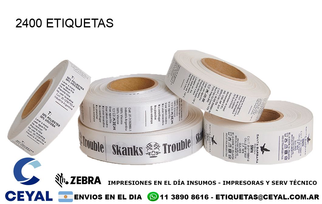 2400 ETIQUETAS