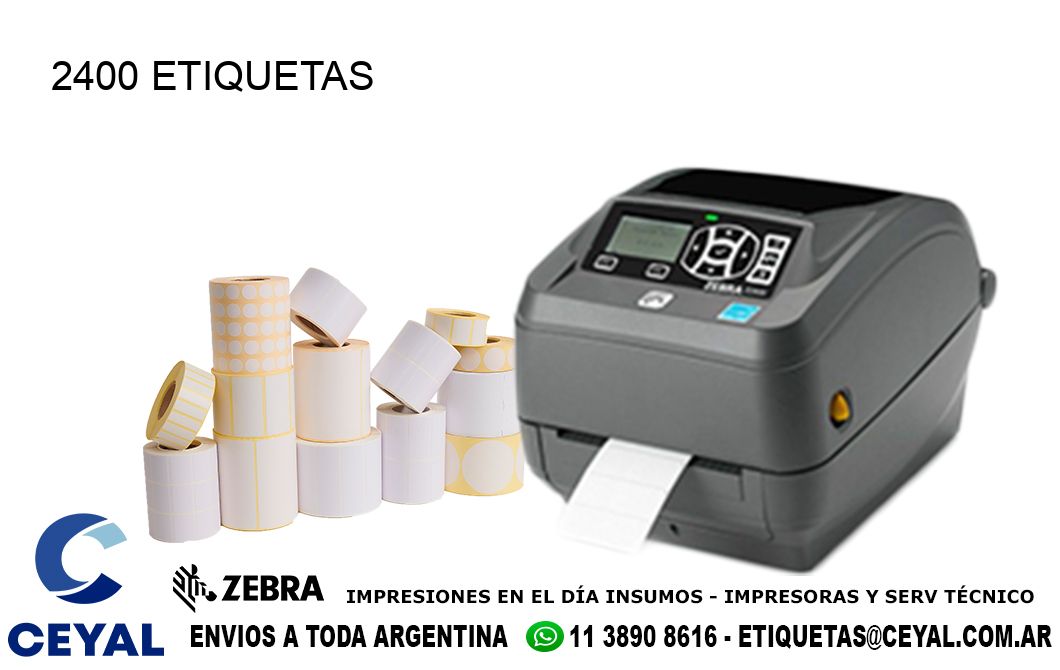 2400 ETIQUETAS