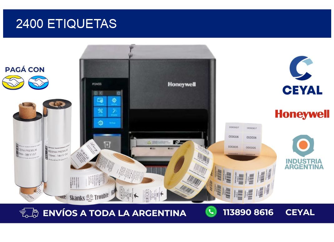 2400 ETIQUETAS