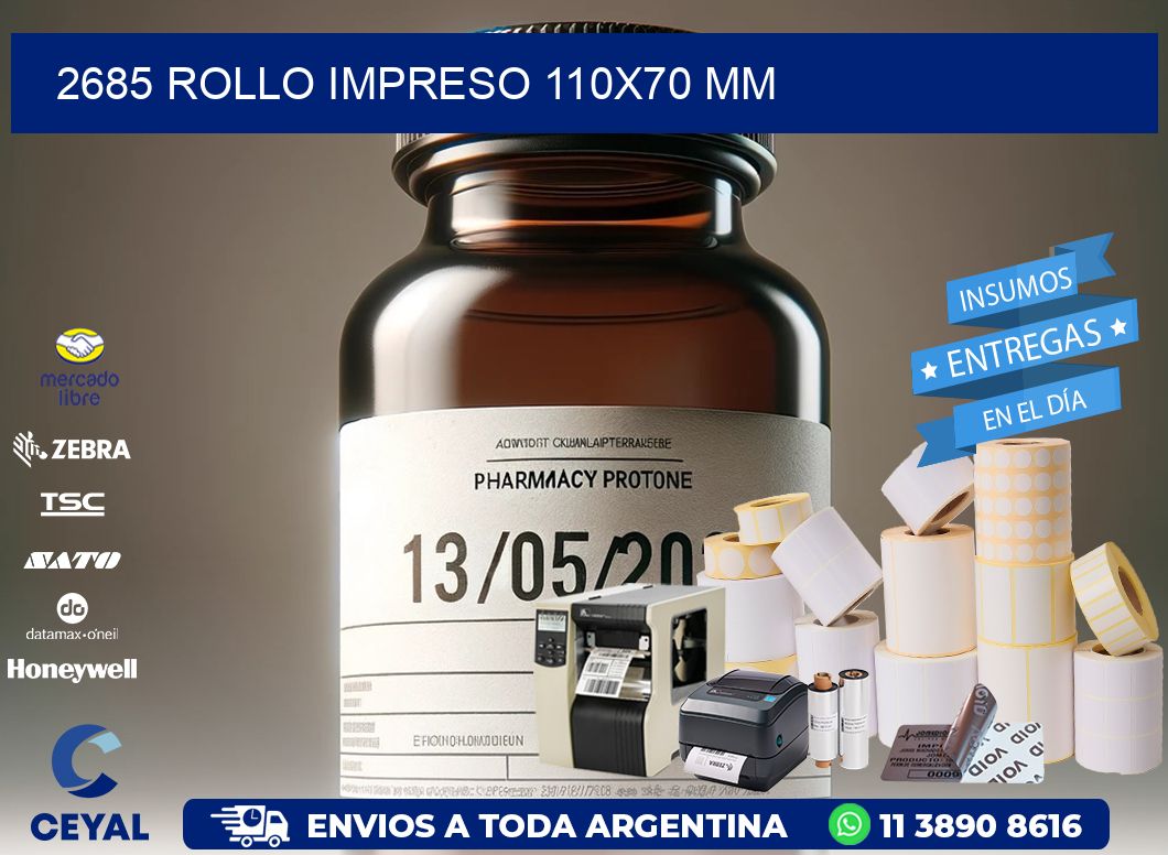 2685 ROLLO IMPRESO 110×70 mm