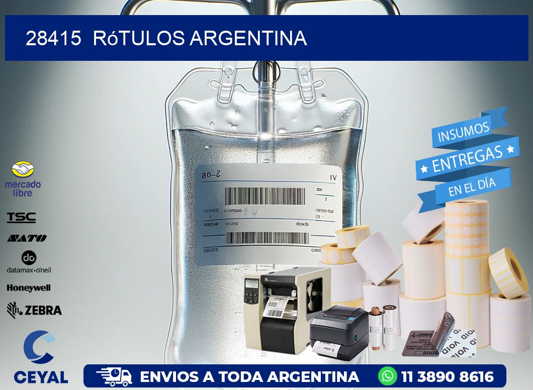 28415  Rótulos Argentina